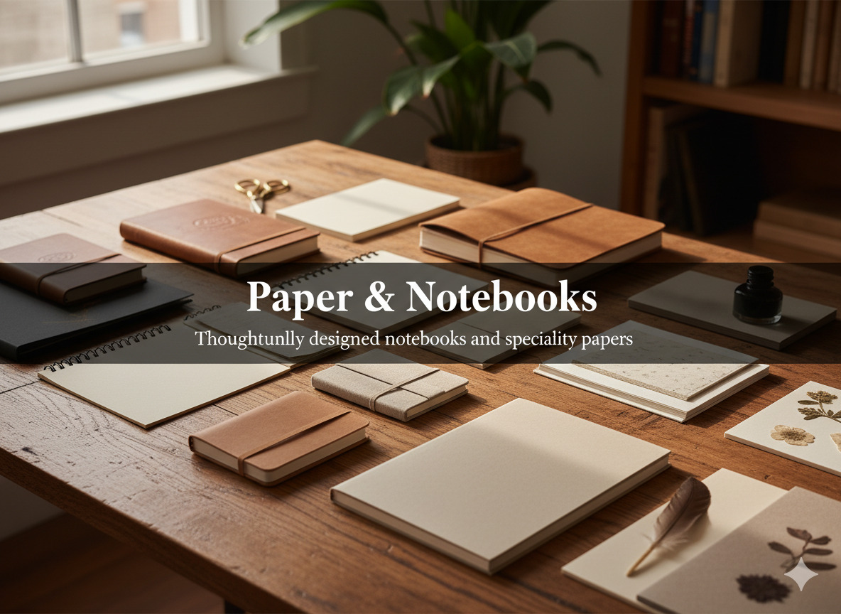 Premium paper and notebooks collection