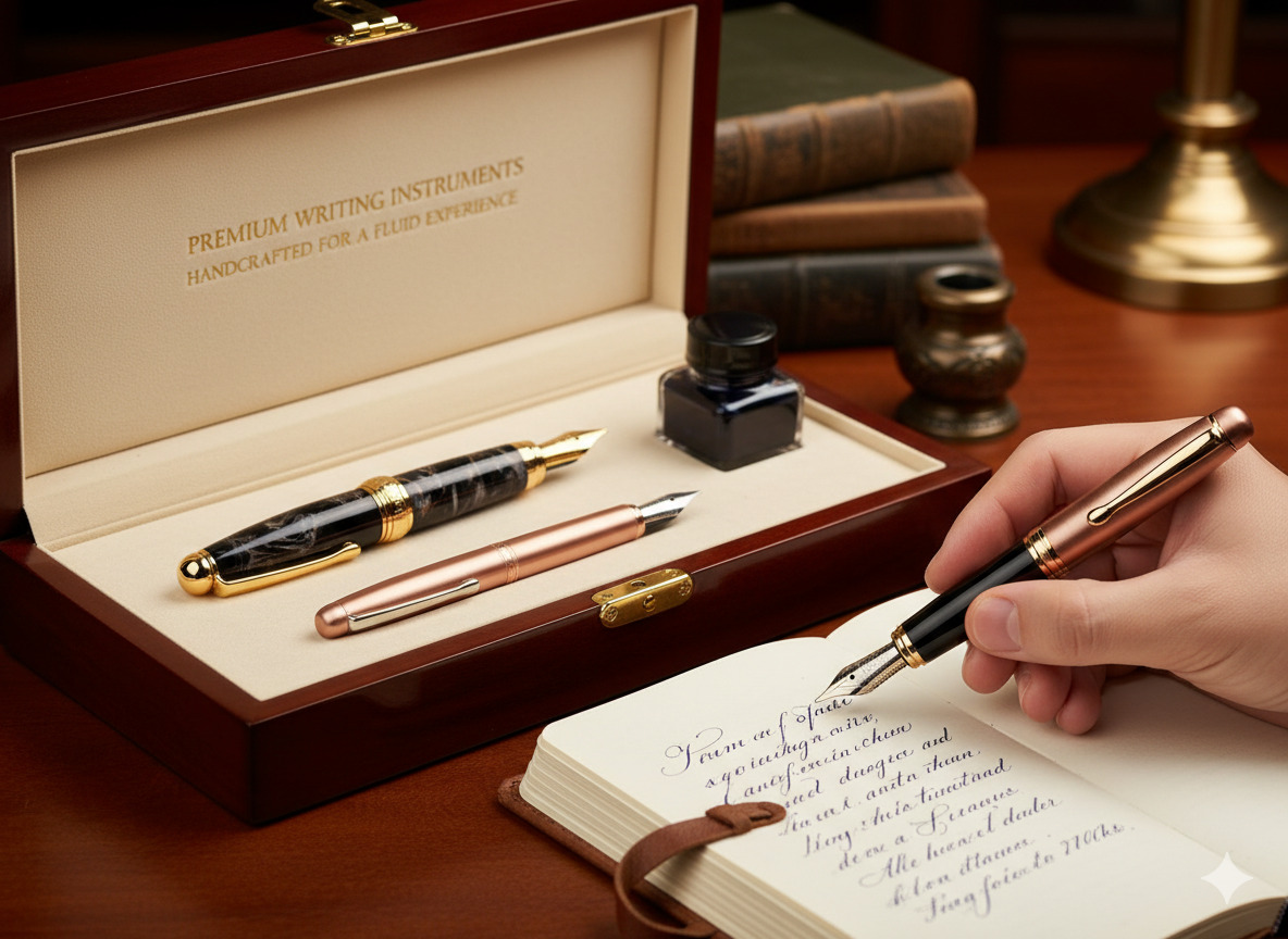 Premium fountain pen set